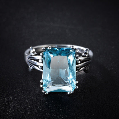 Maris™ | Ocean Glass Silvered Ring