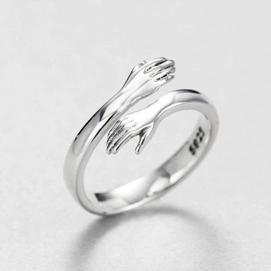 Cuddle™ | Women’s Adjustable Silver Ring