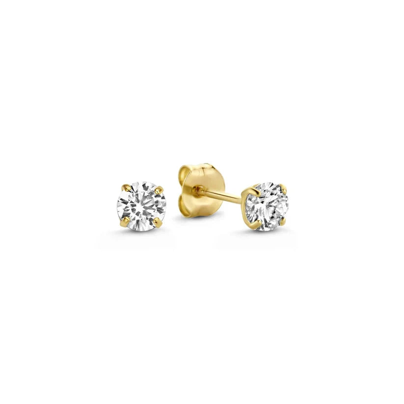 Brillane™ | Gold Stone Earrings Set