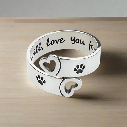 Byrne™ | Adjustable Paw & Heart Ring